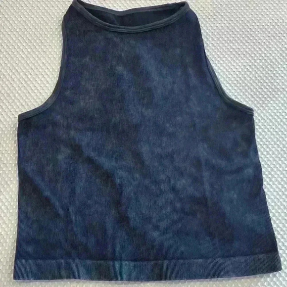 Aura size S/M ribbed racer back stretch tank - Picture 1 of 6